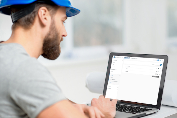 Safety manager creating a new training for electricians